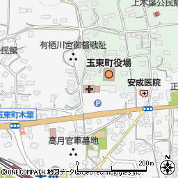 熊本県玉名郡玉東町木葉764周辺の地図