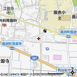 熊本県玉名郡長洲町清源寺2764周辺の地図