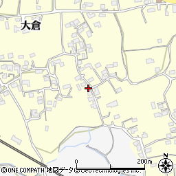 熊本県玉名市大倉842-1周辺の地図