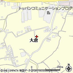 熊本県玉名市大倉421周辺の地図