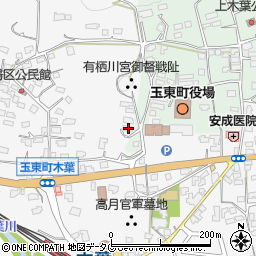 熊本県玉名郡玉東町木葉776-3周辺の地図