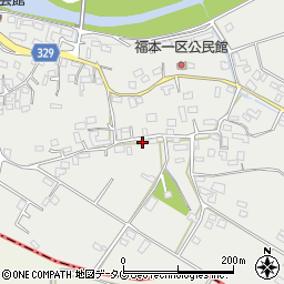 熊本県菊池市泗水町福本1109周辺の地図