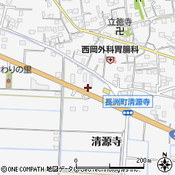 熊本県玉名郡長洲町清源寺3198周辺の地図