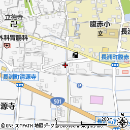 熊本県玉名郡長洲町清源寺2765周辺の地図