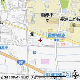 熊本県玉名郡長洲町清源寺2780-1周辺の地図