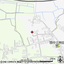 熊本県玉名市岱明町中土74周辺の地図