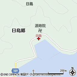 日島周辺の地図