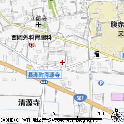 熊本県玉名郡長洲町清源寺2661周辺の地図