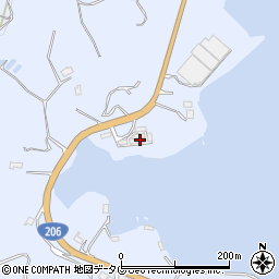 長崎県長崎市長浦町392周辺の地図