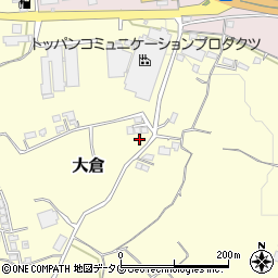 熊本県玉名市大倉426-5周辺の地図