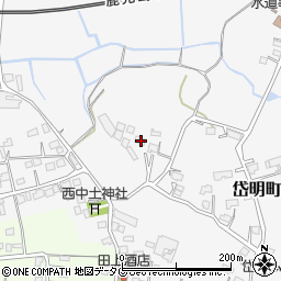 熊本県玉名市岱明町中土163周辺の地図