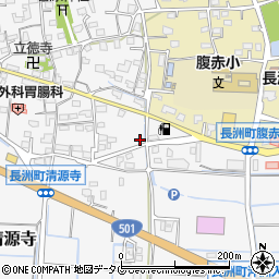 熊本県玉名郡長洲町清源寺2762周辺の地図