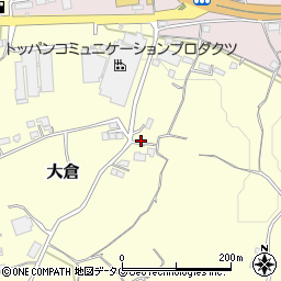 熊本県玉名市大倉71周辺の地図