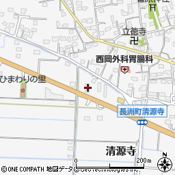 熊本県玉名郡長洲町清源寺3204周辺の地図