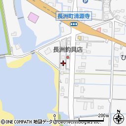 熊本県玉名郡長洲町清源寺3273周辺の地図