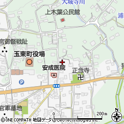 熊本県玉名郡玉東町木葉753周辺の地図