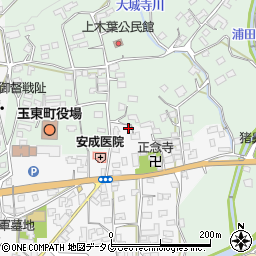 熊本県玉名郡玉東町木葉752周辺の地図