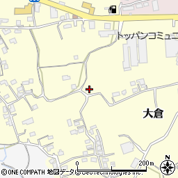 熊本県玉名市大倉485周辺の地図