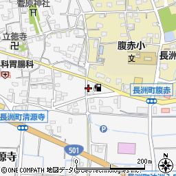 熊本県玉名郡長洲町清源寺2770周辺の地図