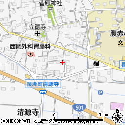 熊本県玉名郡長洲町清源寺2666-1周辺の地図