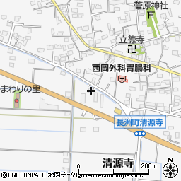 熊本県玉名郡長洲町清源寺3202周辺の地図