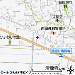 熊本県玉名郡長洲町清源寺3203周辺の地図