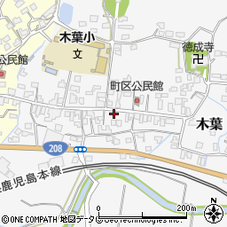 熊本県玉名郡玉東町木葉54-6周辺の地図