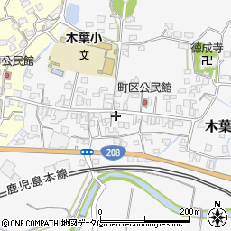 熊本県玉名郡玉東町木葉54-5周辺の地図