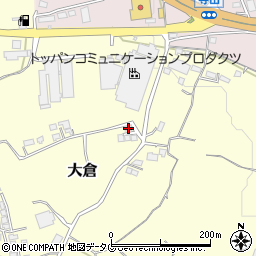 熊本県玉名市大倉427-5周辺の地図