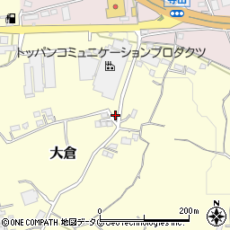 熊本県玉名市大倉428周辺の地図
