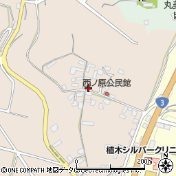 熊本県熊本市北区植木町山本604周辺の地図