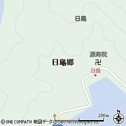 長崎県南松浦郡新上五島町日島郷周辺の地図