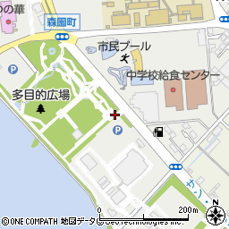 長崎県大村市森園町周辺の地図