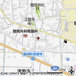 熊本県玉名郡長洲町清源寺2671周辺の地図