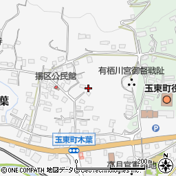 熊本県玉名郡玉東町木葉803周辺の地図