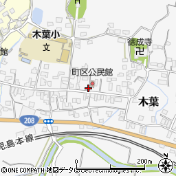 熊本県玉名郡玉東町木葉1097周辺の地図