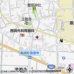熊本県玉名郡長洲町清源寺2668周辺の地図