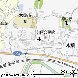 熊本県玉名郡玉東町木葉1099周辺の地図