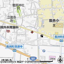 熊本県玉名郡長洲町清源寺2742周辺の地図