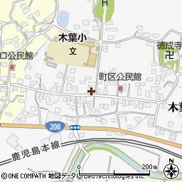 熊本県玉名郡玉東町木葉1103周辺の地図