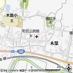 熊本県玉名郡玉東町木葉1090周辺の地図