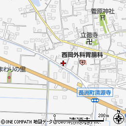 熊本県玉名郡長洲町清源寺2617周辺の地図