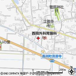 熊本県玉名郡長洲町清源寺2628周辺の地図