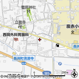 熊本県玉名郡長洲町清源寺2741周辺の地図