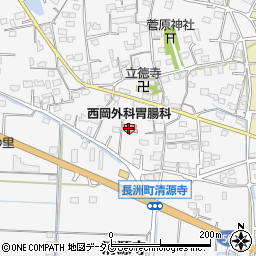 熊本県玉名郡長洲町清源寺2640周辺の地図