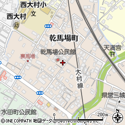 〒856-0823 長崎県大村市乾馬場町の地図