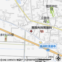 熊本県玉名郡長洲町清源寺2616周辺の地図