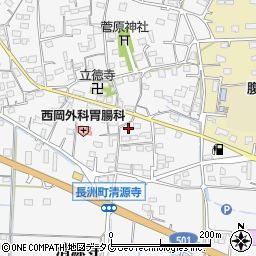 熊本県玉名郡長洲町清源寺2672周辺の地図