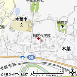 熊本県玉名郡玉東町木葉1098周辺の地図