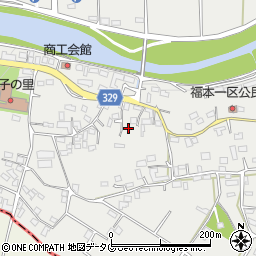 熊本県菊池市泗水町福本1002-2周辺の地図